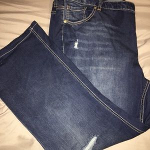 Like new blue jeans